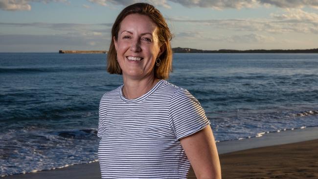 Nurse Laura Main had been jogging past the surf club. Picture: Nicole Cleary