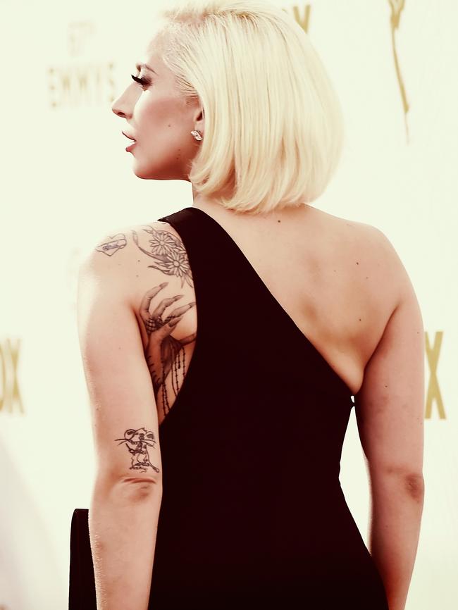 Lady Gaga at the Emmy Awards.