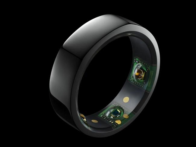 Oura hi-tech smart ring. Picture: Oura