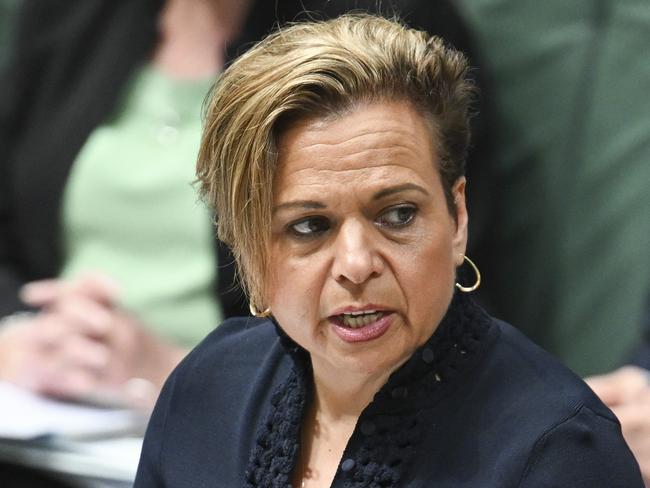 CANBERRA, AUSTRALIA  - NewsWire Photos - November 28, 2024: Australia's Communications Minister, Michelle Rowland during Question Time at Parliament House in Canberra. Picture: NewsWire / Martin Ollman