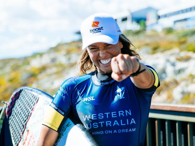 Sally Fitzgibbons has backed the return of Snapper Rocks to the world tour. Picture: Aaron Hughes/World Surf League