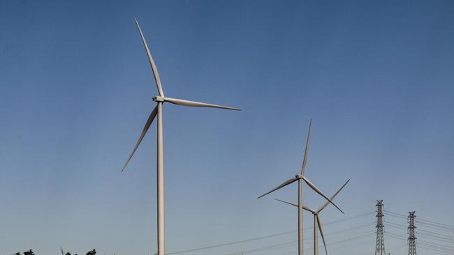 The Moonlight Range Wind Farm is continuing through the approvals process. Picture: Dominic Elsome