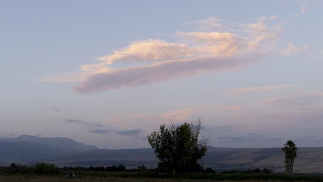 Lebanon as seen from a position on the Israeli side of the border on September 19. Picture: Getty Images