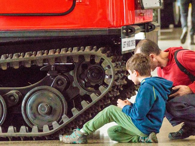 Antarctic vehicles will be on display as part of the Australian Antarctic Festival, Hobart. Picture: Supplied.