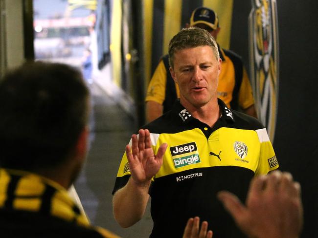 Damien Hardwick has had some wins and losses at the trade table. Picture: Wayne Ludbey