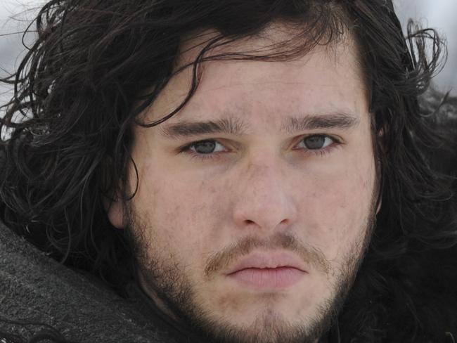 Game of Thrones filmed in Iceland .. Kit Harington plays Jon Snow in the hit show. Photo: HBO