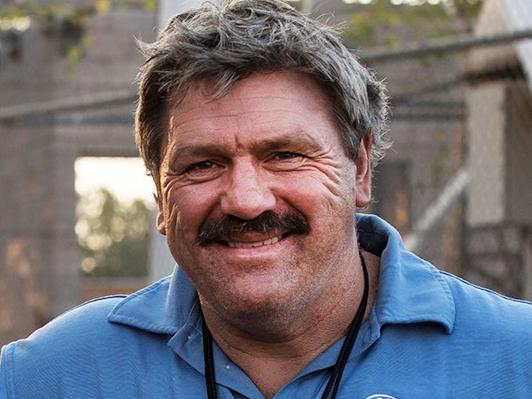 AFL Legend Brian Taylor gets ready for his film debut at TIO Stadium on June 10 in Jeremy Sims’ road movie drama Last Cab to Darwin.  Picture: Wendy McDougall