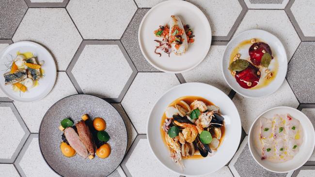 A selection of dishes at Baia Di Vino, Sandringham. Picture: Jake Roden