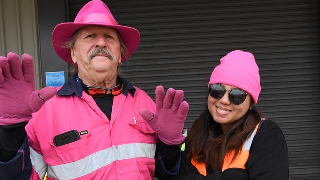 Jeff and Grace Klein at Finke Desert Race 2022. Picture: (A)manda Parkinson