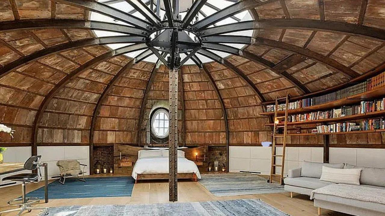 The property features a unique domed area that serves as the bedroom. Picture: Supplied