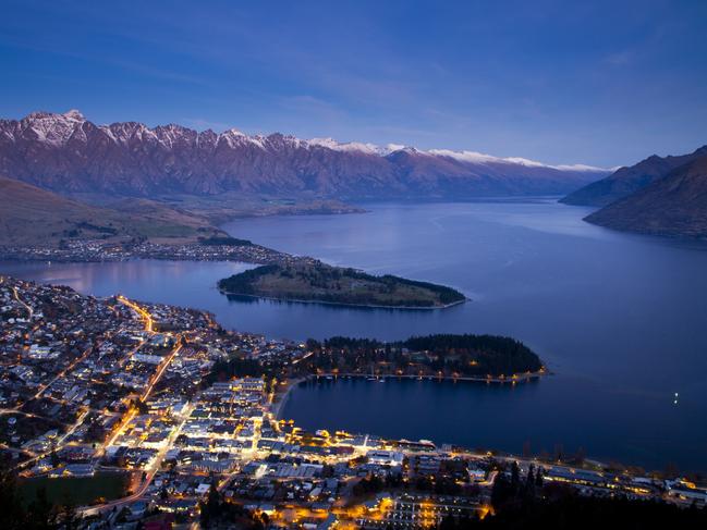 Queenstown, New Zealand, with The Remarkables in background Image supplied by Destination Queenstown