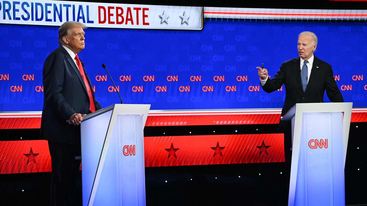 The President’s debate performance has alarmed Democrats. Picture: Andrew Caballero-Reynolds/AFP