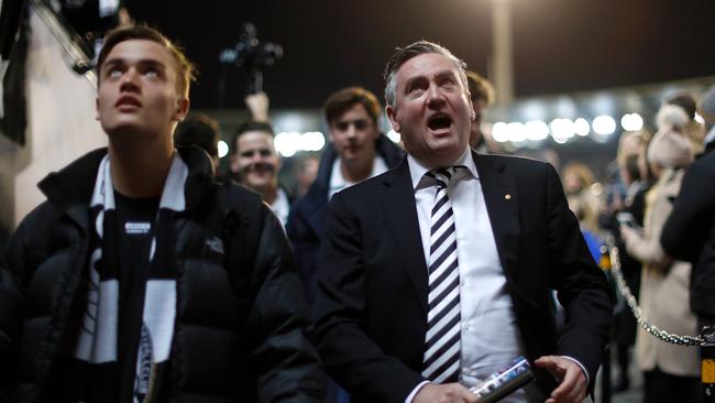 Eddie McGuire has launched a fierce response at David Koch.