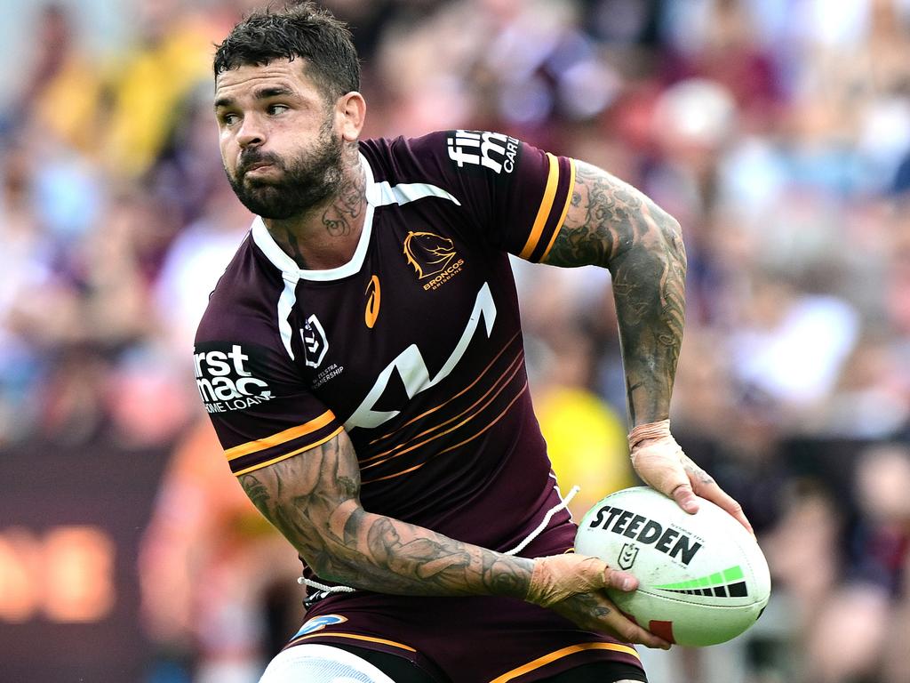 Captain Adam Reynolds’ decision to play-on in 2026 has put pressure on the Broncos. Picture: Getty Images