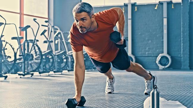 Weights are essential after 40. Picture: Getty Images