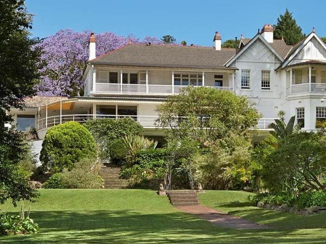 John B Fairfax mansion, Elaine, 550 New South Head Road, Point Piper Picture: Supplied