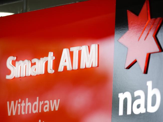 SYDNEY, AUSTRALIA - NewsWire Photos JANUARY, 19, 2021: A view of NAB Bank signage in the main shopping street in Mosman in Sydney, Australia. Picture: NCA NewsWire / Gaye Gerard