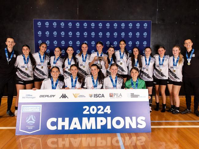 Concord JSC U16 girls won the Football NSW Champion of Champions (Photos: Damian Briggs/FNSW)