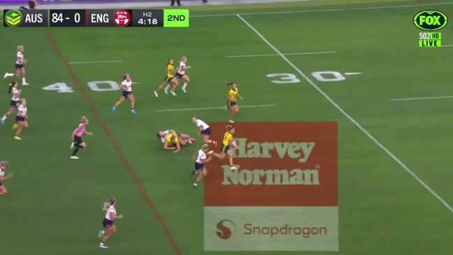 Jillaroos hit NINETY against England