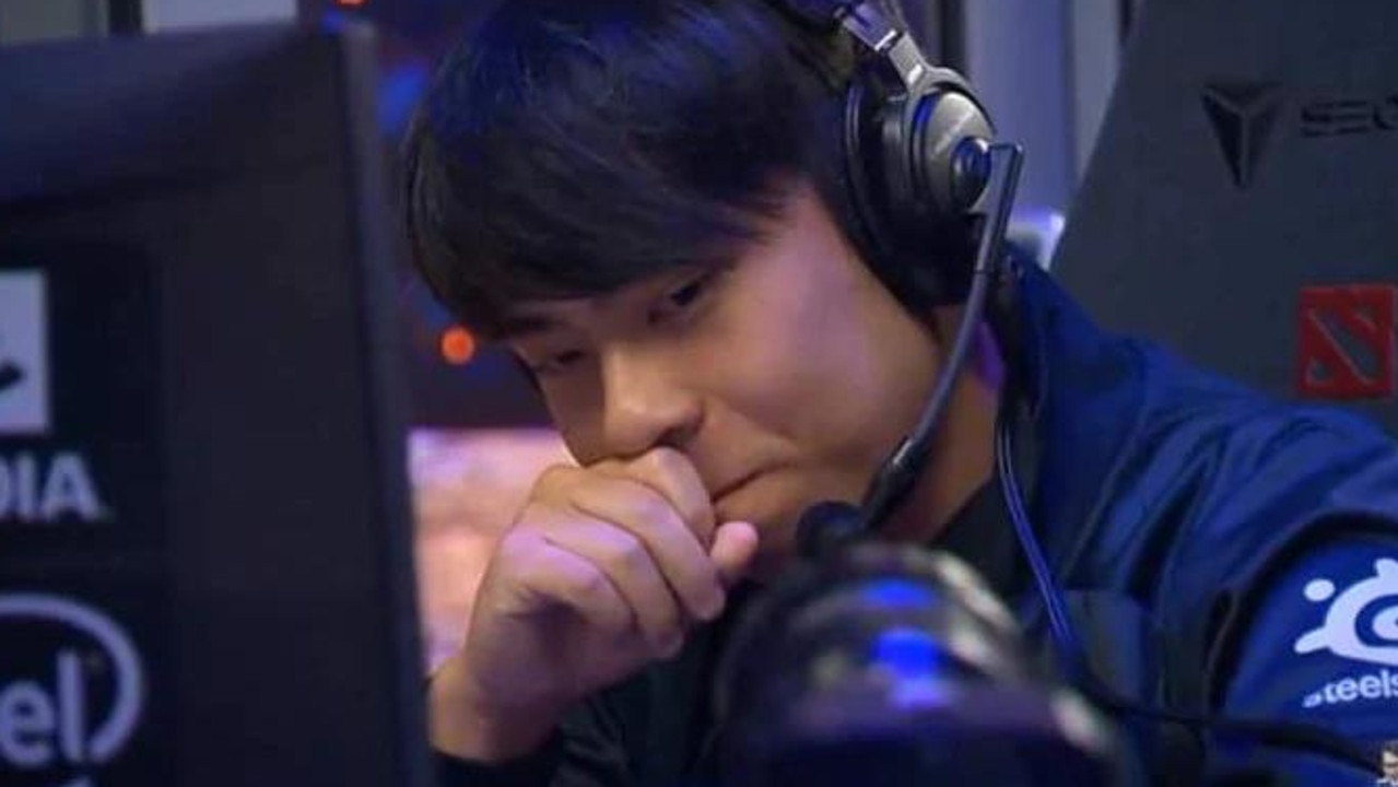 Anathan Pham during Dota 2’s The International. Picture: Twitter