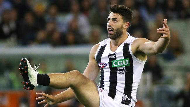 Alex Fasolo has kicked 4.11 from set shots in 2017. Picture: George Salpigtidis