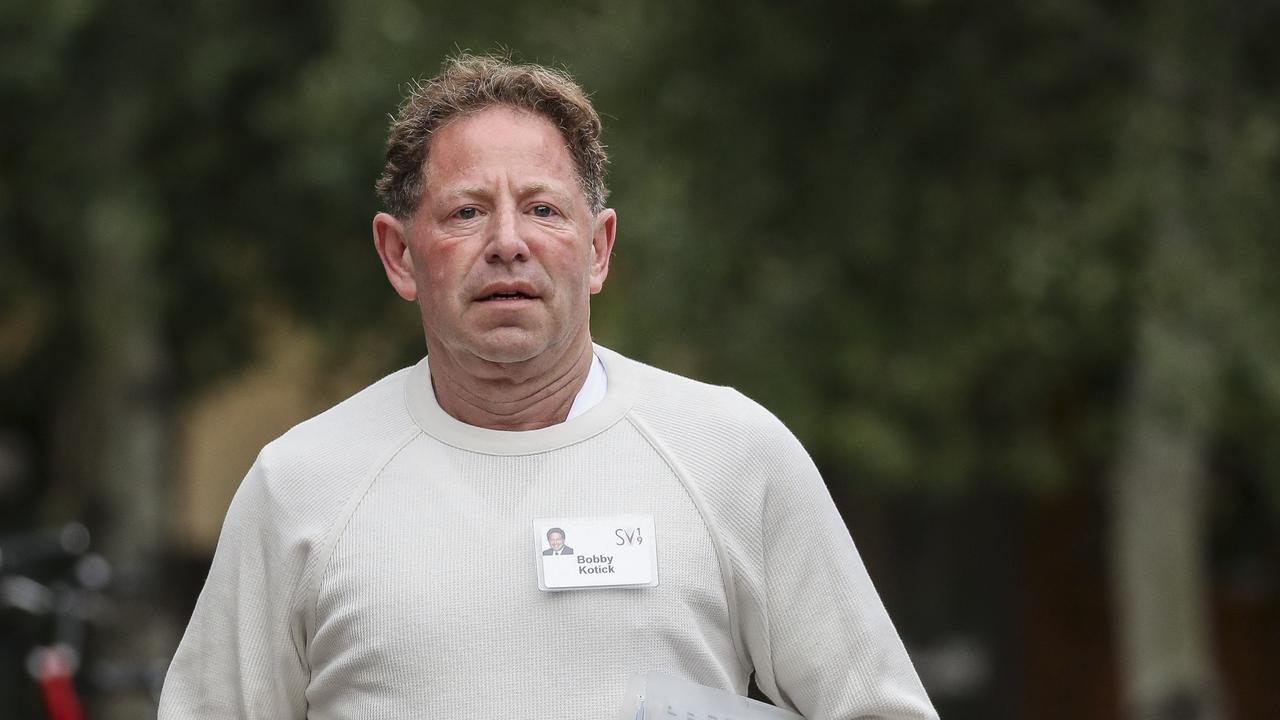 Activision Blizzard CEO Bobby Kotick. Picture: AFP