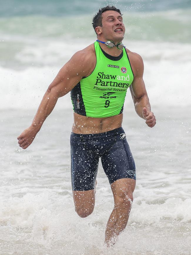 Jackson Borg on Day 1 of the Shaw and Partners Iron Man /Woman Series at North Burliegh. Picture: Glenn Campbell