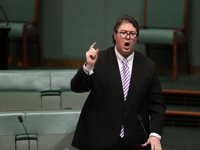 George Christensen has made anti-mask and lockdown comments in parliament over the past fortnight. Picture: NCA NewsWire / Gary Ramage