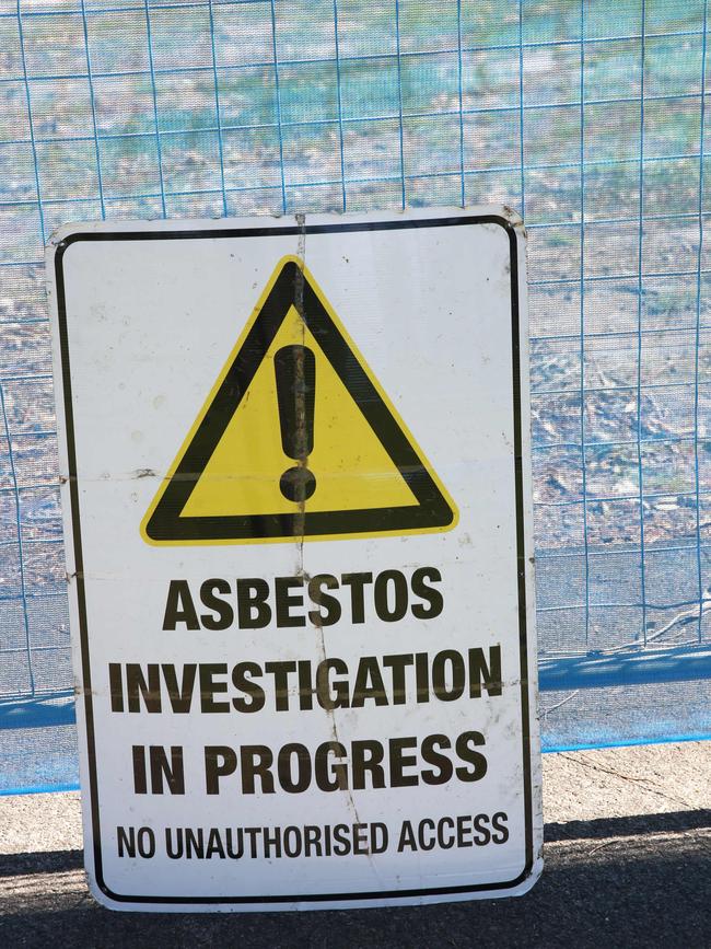 Ashbury Peace Park in Sydney’s Inner West was stripped after asbestos was found there in 2018.