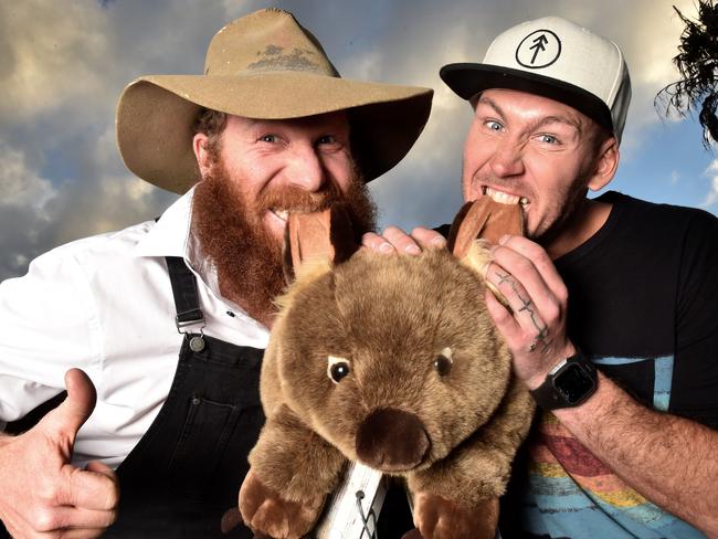 The Block contestants. Wombat and Sticks from NSW. Picture: Jay Town