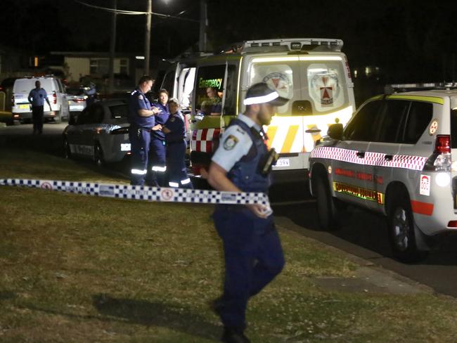 Officers attached to Mount Druitt Local Area Command established a crime scene and commenced an investigation. Picture: Steve Tyson