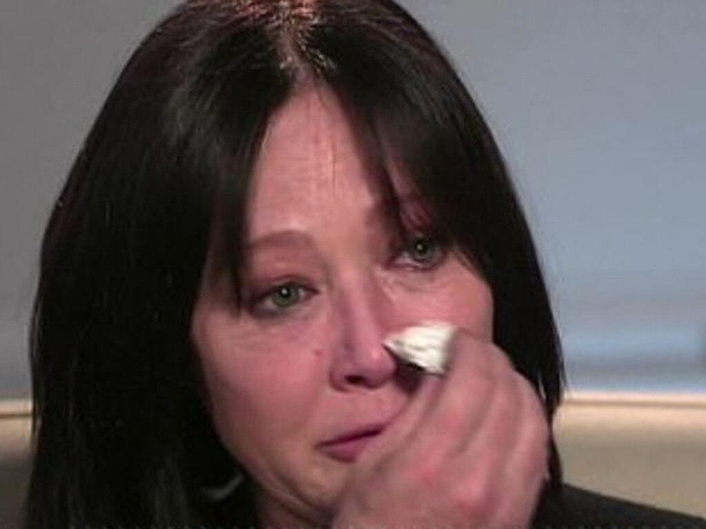 In 2020 during a tearful Good Morning America interview, Shannen Doherty revealed that her cancer had returned. Picture: ABC News