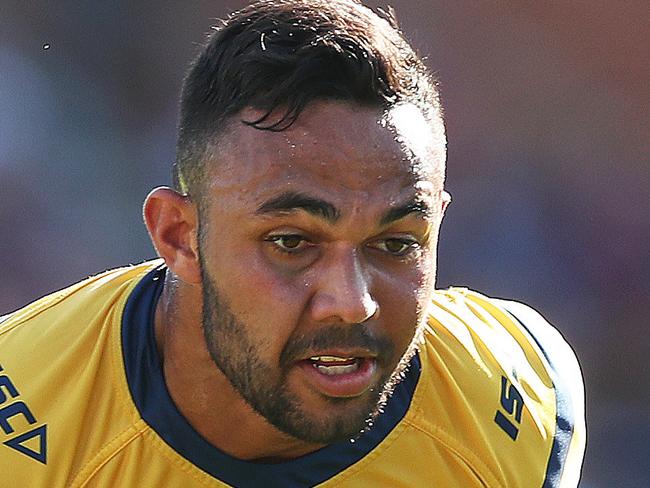 Parramatta's Bevan French during NRL match between the Manly Sea Eagles and the Parramatta Eels at Brookvale oval. Picture. Phil Hillyard