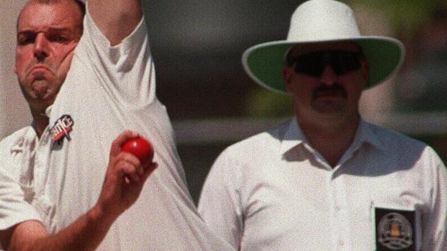 Ian Wrigglesworth, playing for Carlton in district cricket, had a stellar career in the Sale Maffra competition. Picture: Nicole Garmston