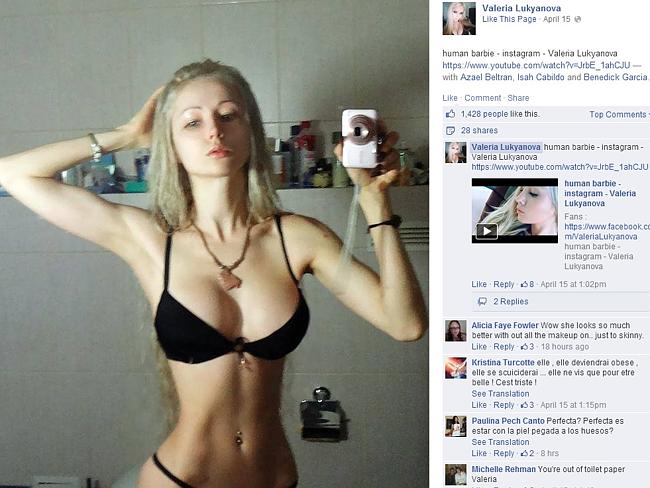 Valeria best sale lukyanova diet