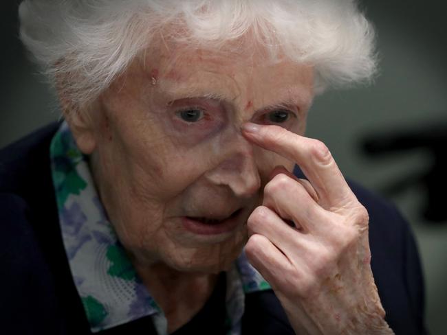 Former London cop Margaret Kitchener  has fled Victoria - where she was abused in a nursing home Pic Jamie Hanson