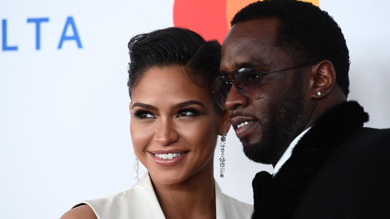 Diddy’s ex-girlfriend Cassie later accused the rapper of rape and sex trafficking. Picture: AFP