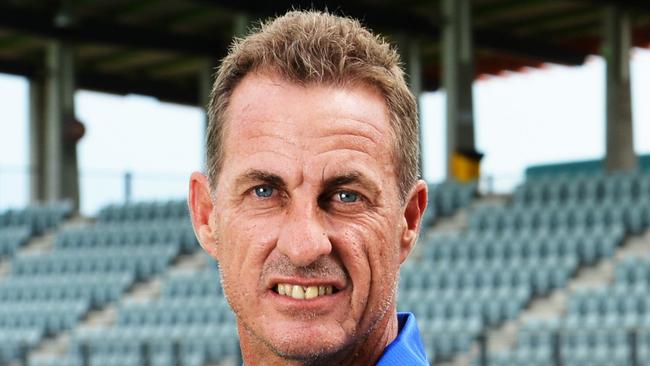 (L-R) Azzurri FC Franco Zuccarato and Darwin Olympic Steven Lolias, Casuarina FC coach Michael Dionysiou and  Shamrock Rovers coach Jimmy Culligan, will be facing off with each other in the upcoming FFA Cup knockout matches.