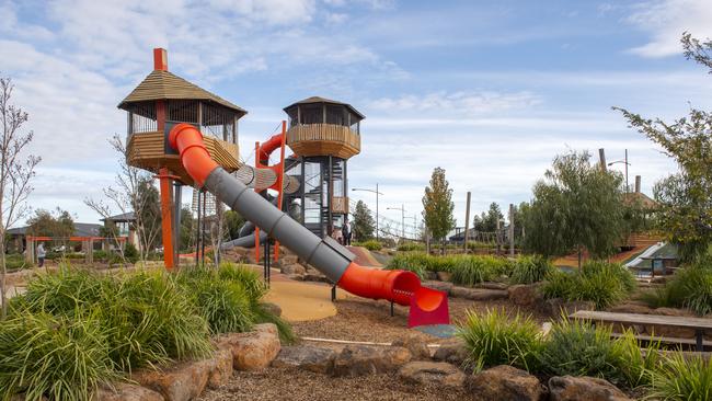 Woodlea estate by VIP and Mirvac has an adventure playground already in place.