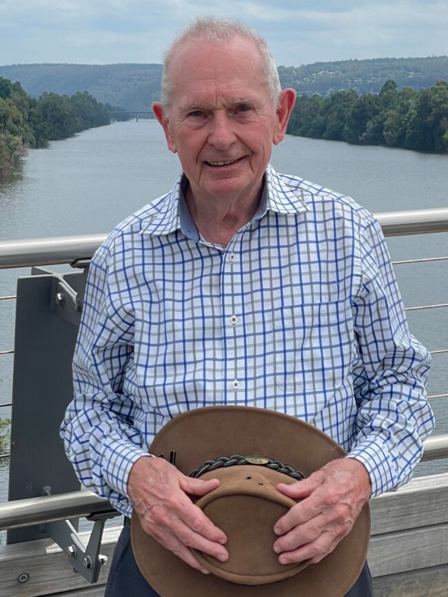 81-year-old retired major, Kenneth McKay, will be celebrating his OAM with a glass of red. Picture: Simran Gill.