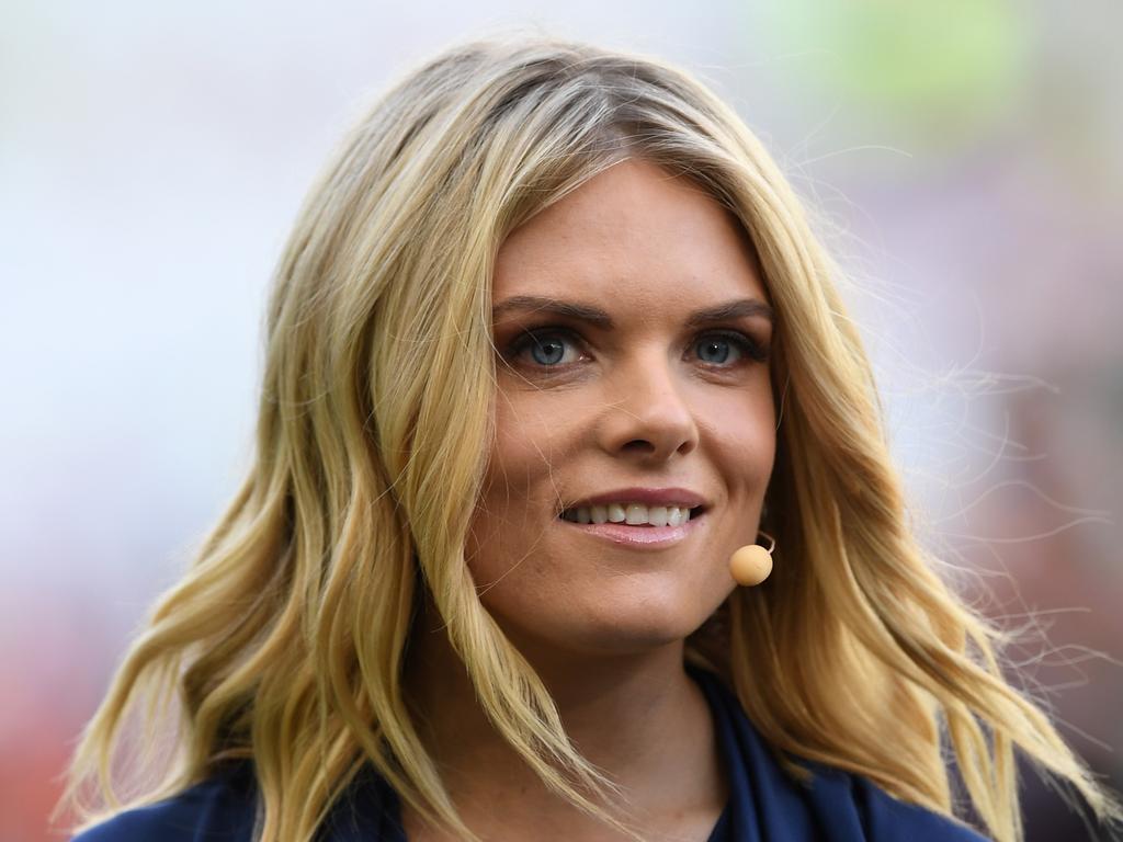 Channel Nine host Erin Molan during the 2019 NRLW Grand Final