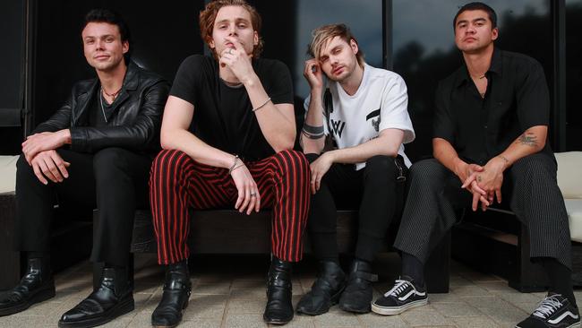 5 Seconds of Summer's new record CALM features The Edge and Tom Morello. Picture:Justin Lloyd