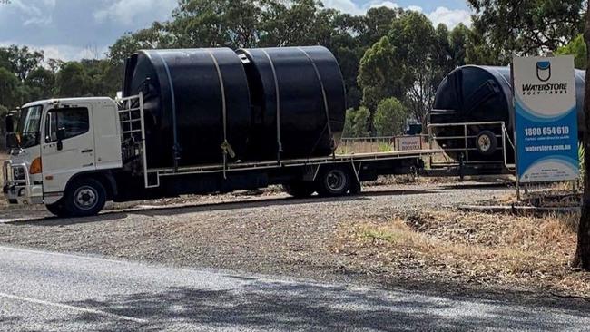 Marong man Michael Sullivan is charged with possessing and trafficking drugs out of his family business WaterStore Poly Tanks. Picture: Contributed.