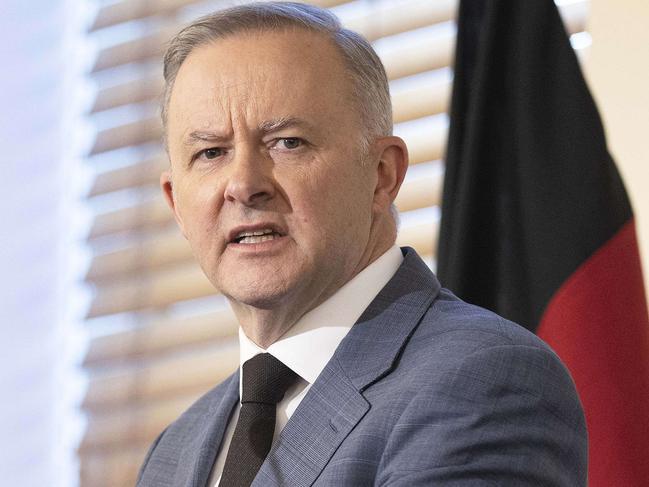 CANBERRA, AUSTRALIA - NewsWire Photos JULY 25TH, 2021: Prime Minister Anthony Albanese held a Caucus Party Room meeting in Parliament House, Canberra. Picture: NCA NewsWire / Gary Ramage