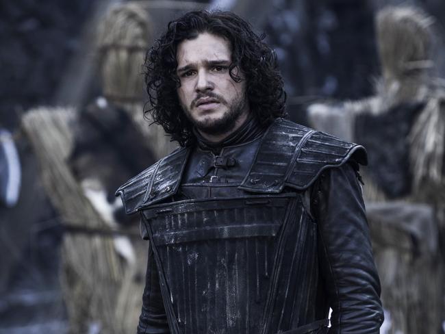 Kit Harrington plays Jon Snow in Game of Thrones.