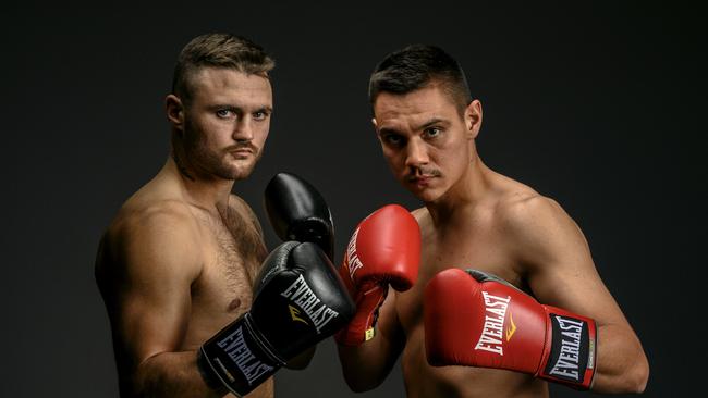 Dwight Richie and Tim Tszyu will fight at the Darling Harbour ICC. Picture: Darren Leigh Roberts