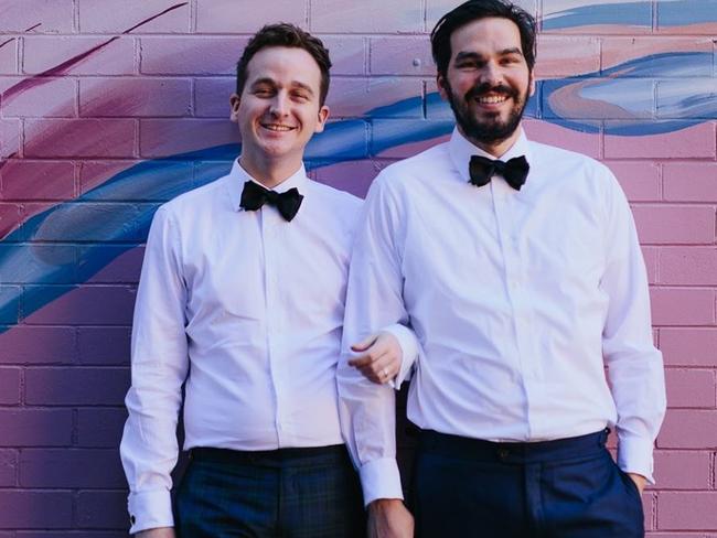 The long-term couple planned their ceremony in New Zealand before Australia passed its same-sex marriage laws.