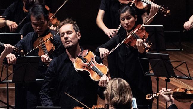 Richard Tognetti and the Australian Chamber Orchestra in the Tognetti's Beethoven concert. Picture: Nic Walker