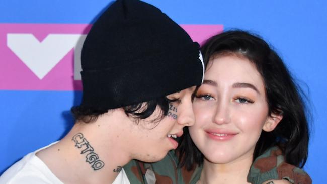 Rapper Lil Xan and Noah Cyrus. Picture: AFP
