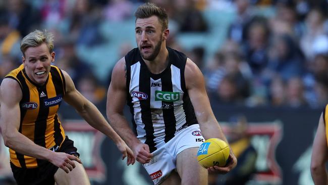 Lynden Dunn has filled in admirably at Collingwood. Picture: Michael Klein